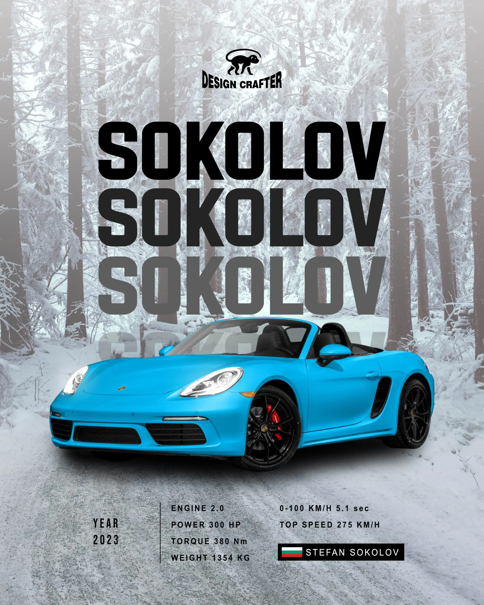car postercar poster 40 x 50 cm type 6 copy min 2 scaled